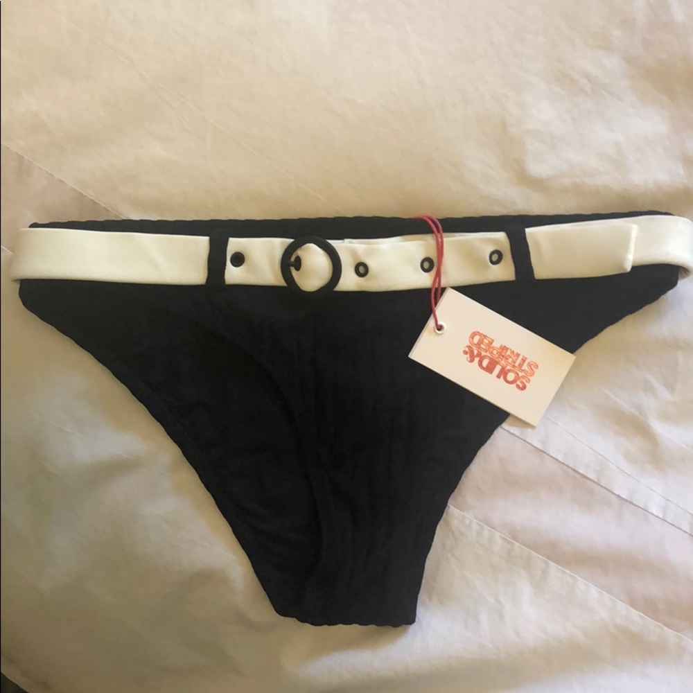 NWT Solid & Striped Rachel bikini bottom